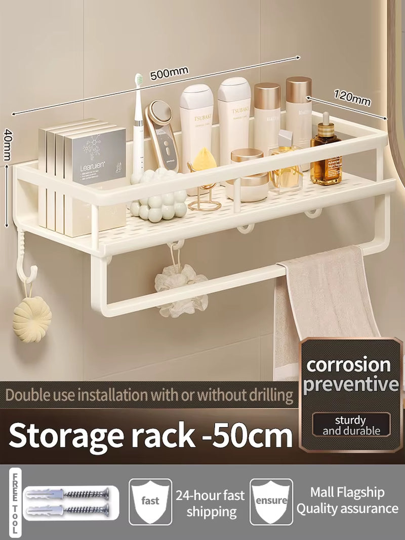 Yellow White Corner Shelf Bathroom Rack Shelf Organiser Toilet Organiser Shampoo Rack Kitchen Storage Rack