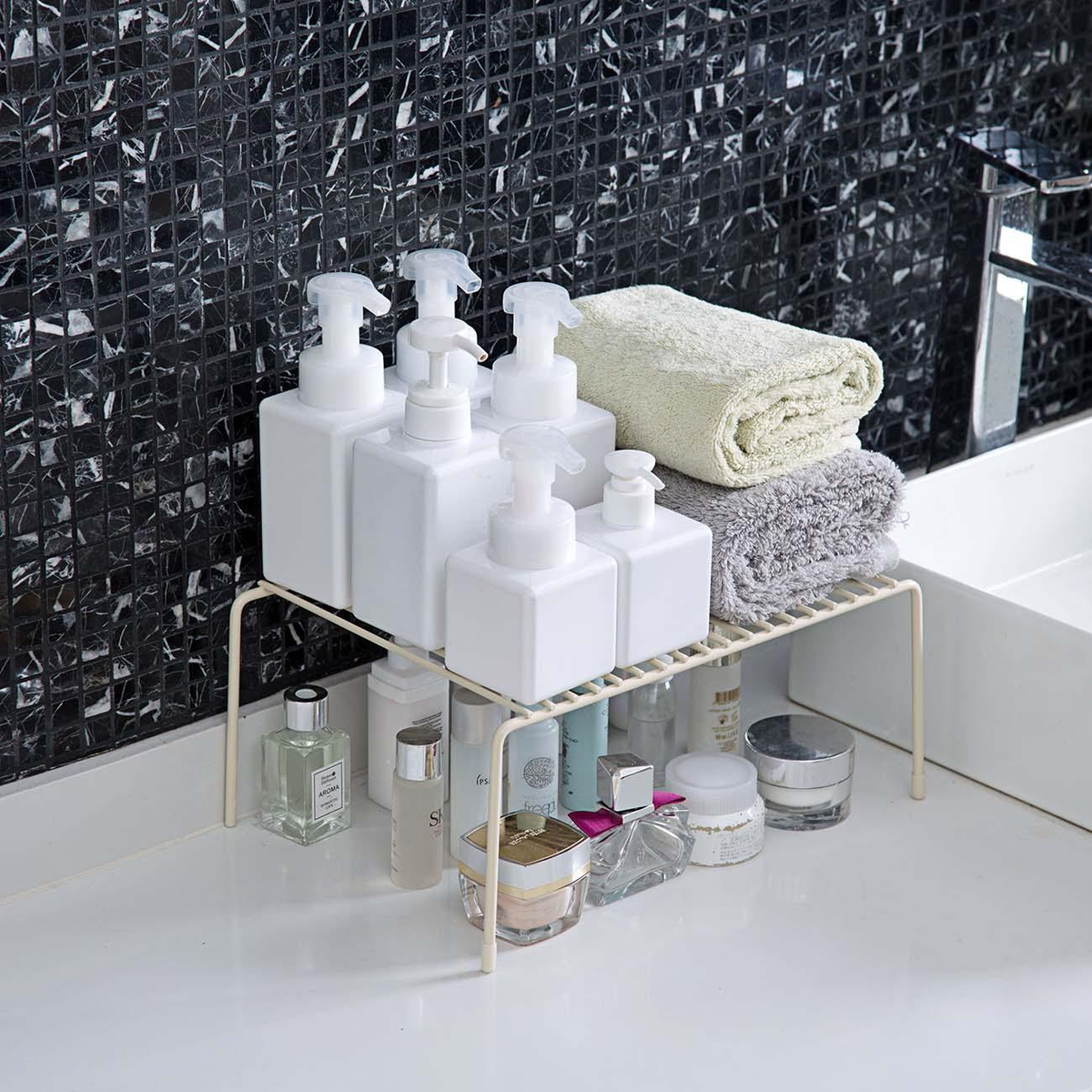 Adjustable Holders Metal Racks for Kitchen Cabinet Organizer