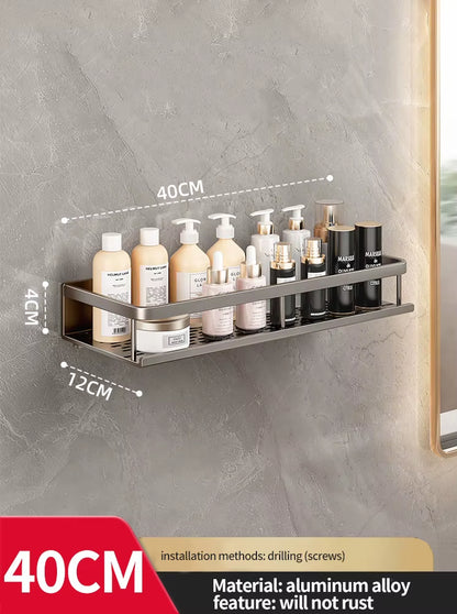 Yellow White Corner Shelf Bathroom Rack Shelf Organiser Toilet Organiser Shampoo Rack Kitchen Storage Rack