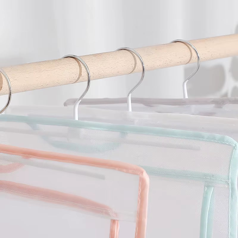 Handbag Hanging Organizer Hanging Wardrobe Organizer Three-Dimensional Storage Hanging Bag Handbag Organizer for Closet