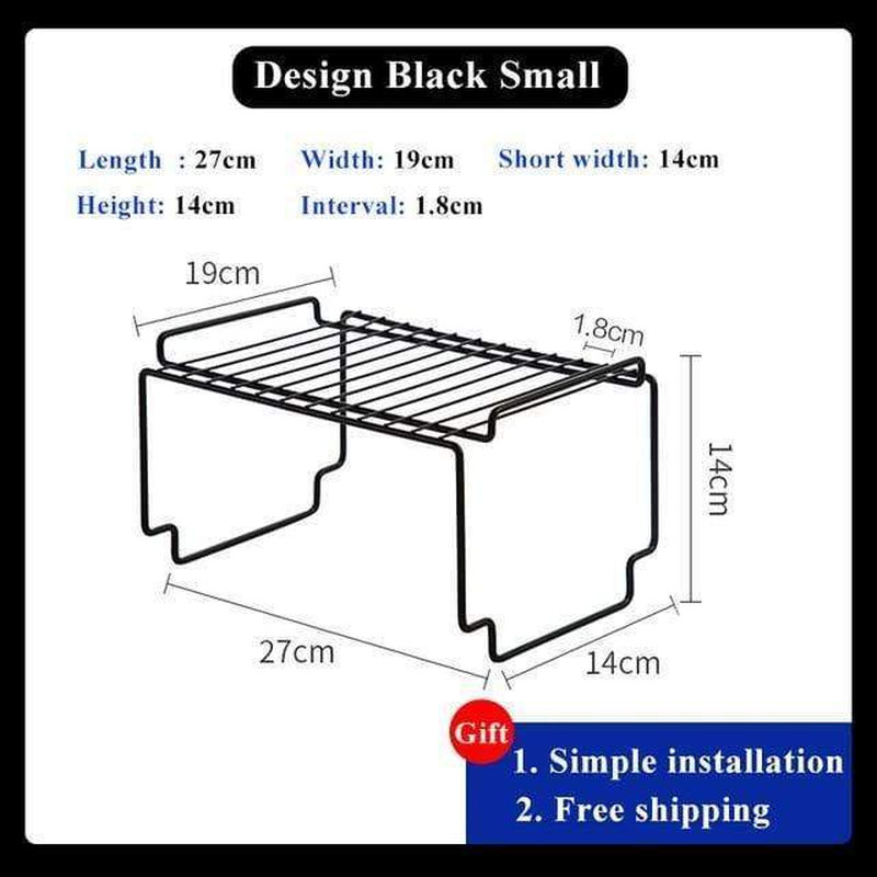 Adjustable Holders Metal Racks for Kitchen Cabinet Organizer
