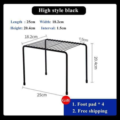 Adjustable Holders Metal Racks for Kitchen Cabinet Organizer