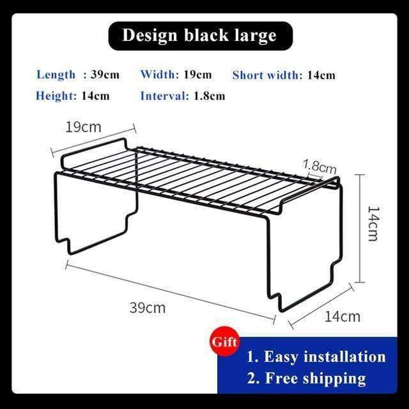 Adjustable Holders Metal Racks for Kitchen Cabinet Organizer
